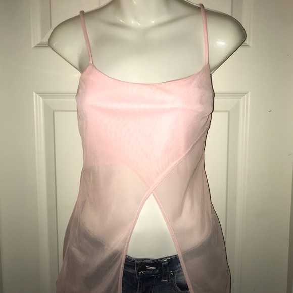 Tops - 🛍$5🛍 Pink Sheer Top